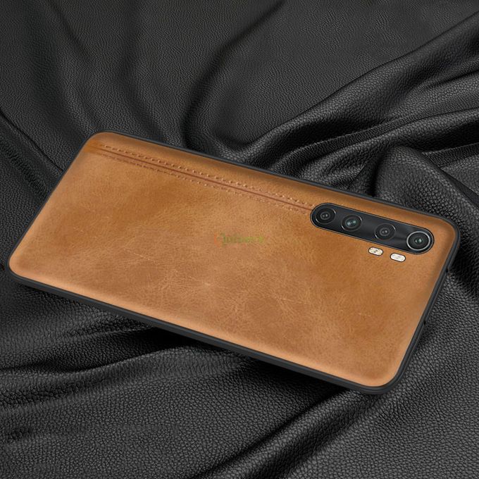 Generic Case For Xiaomi Mi Note 10 Lite Hard Shockproof Pu Leather Back Cover Protection Casing 6294