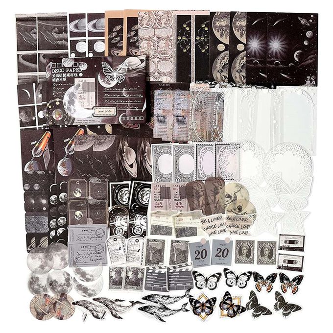 Generic 100Pcs Vintage Scrapbooking Sticker for Junk Journal Art Aesthetic  Embellishment DIY Collage Album Picture Frames C Best Price Online  Jumia Egypt