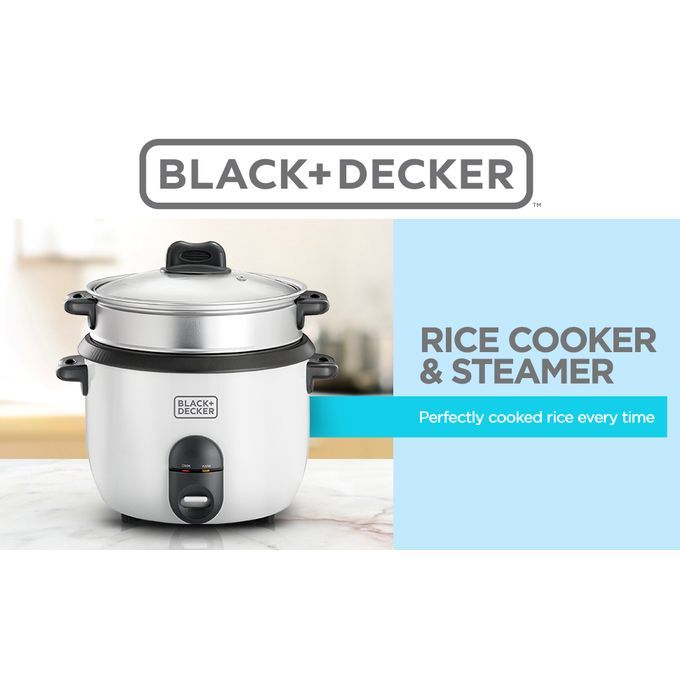 BLACK+DECKER RICE COOKER - STEAMER BLACK+DECKER RICE COOKER 1.8L RC1860