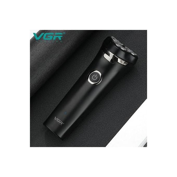 product_image_name-VGR-ماكينة حلاقة كهربائية V-319 Premium لاسلكية قابلة لإعادة الشحن ومقاومة للماء بالكامل IPX6 بثلاثة رؤوس حلاقة دوارة للاستخدام الجاف والرطب للرجال مع شفط مغناطيسي وشحن فائق السرعة ومدة تشغيل 90 دقيقة مع مؤشر LED-5