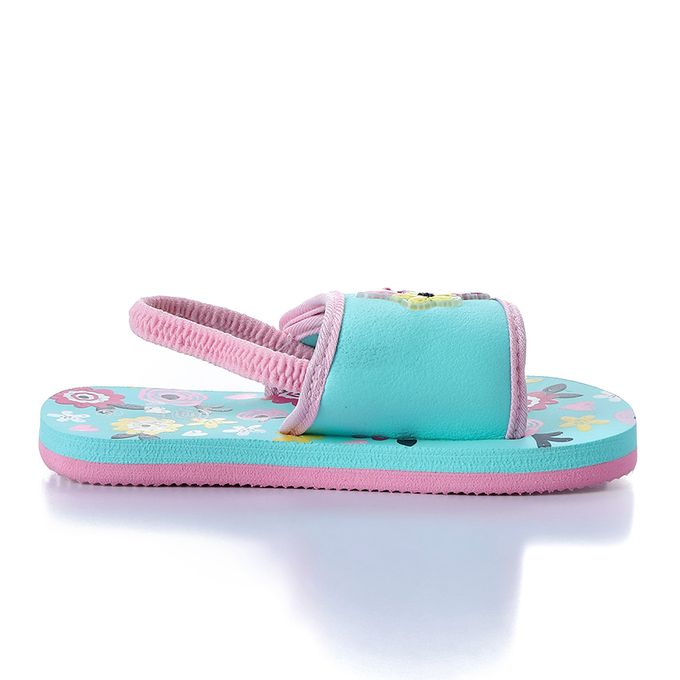 floral slip on sandals