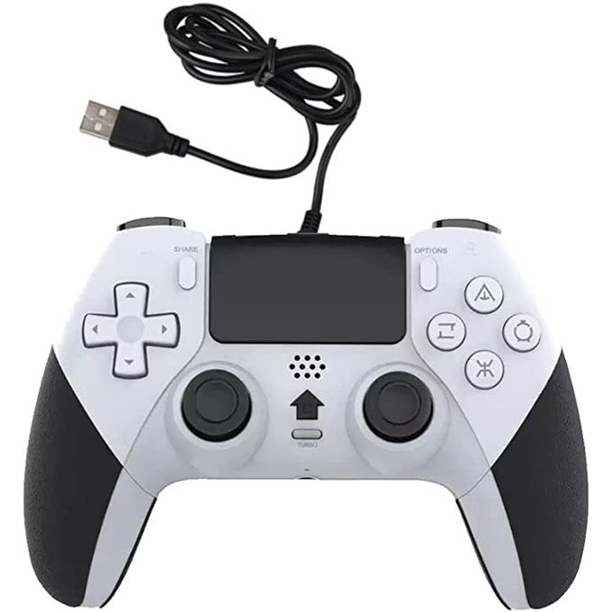 Generic Dualshock Wired Controller For PS4 (With PS5 Model) White, T29 @ Best Price Online | Jumia Egypt