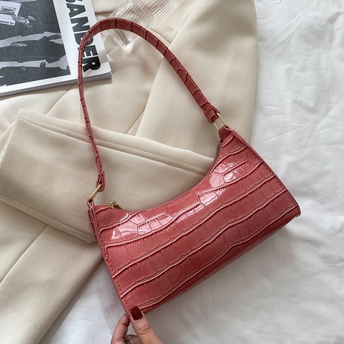 Vintage Pattern Stylish Shoulder Bag, Fashionable Handbag With