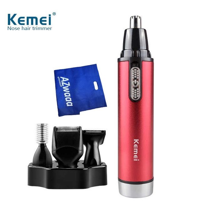 Shop Kemei 4 In 1 Km 6620 Nose Ear Hair Trimmer For Men Azwaaa
