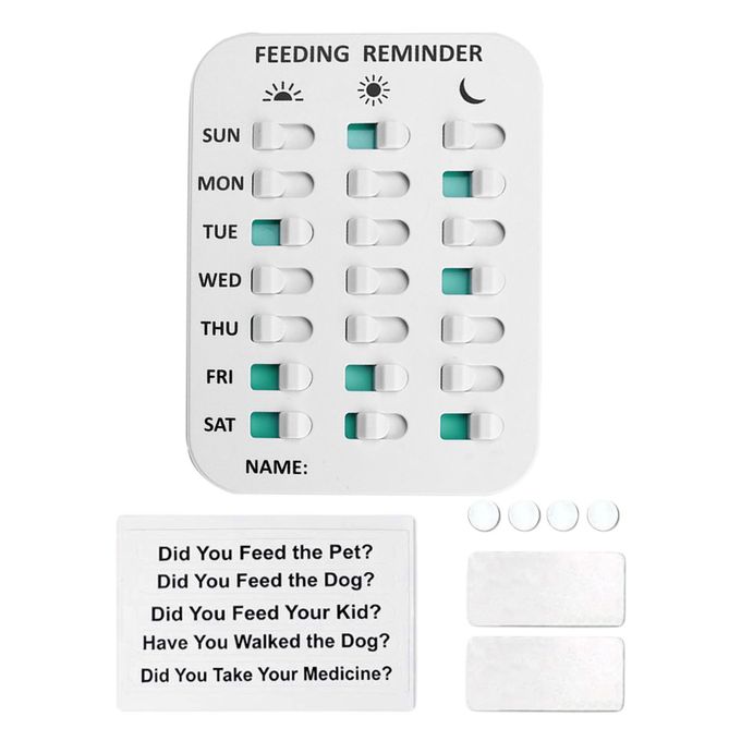 Dog Pet Feeding Reminder Daily Indicat Home Prevent Overfeeding