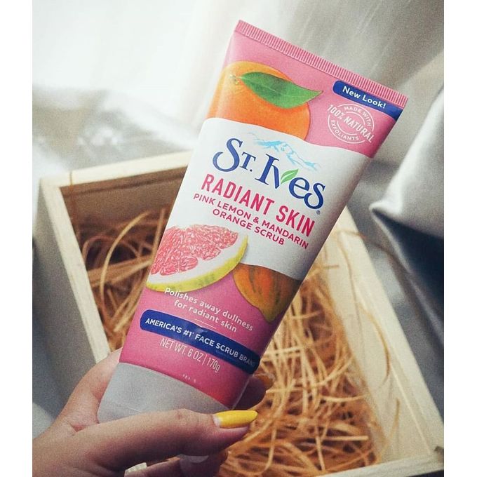 St. Ives Pink Lemon & Mandarin Orange Scrub, 170 g Scrub 