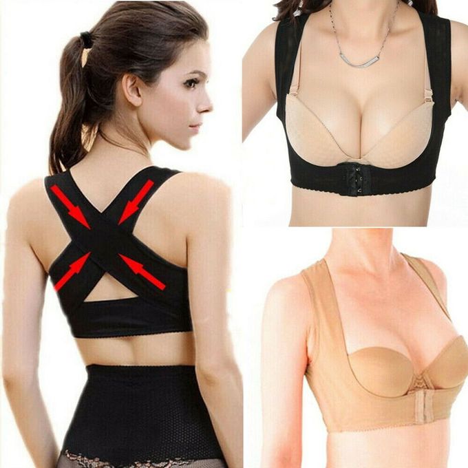 Women Back Brace Shoulder Support Belt,Vest Bra Hunchback Posture  Corrector,L price in Saudi Arabia,  Saudi Arabia