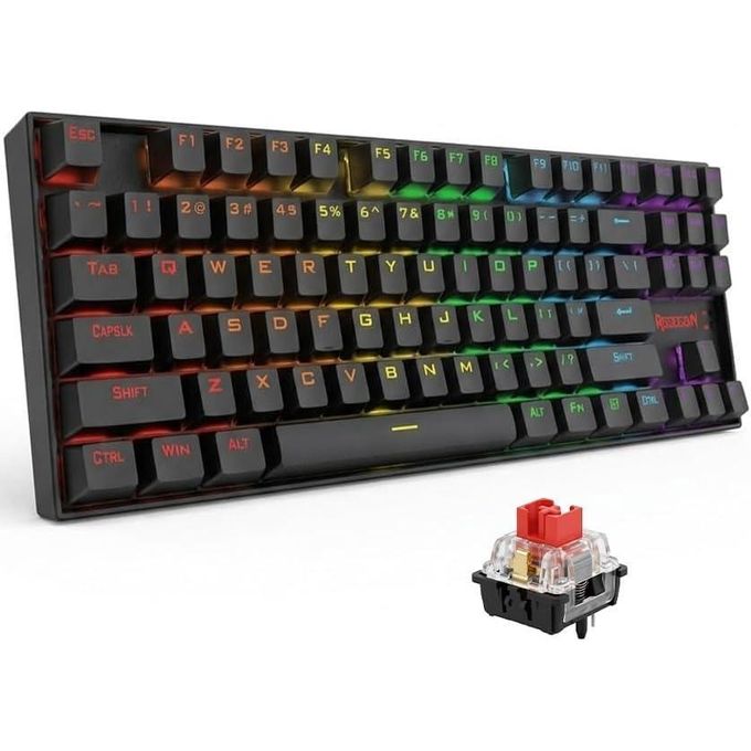 K552-KRS Komara Elite TKL Wireless Mechanical Keyboard with Red ...