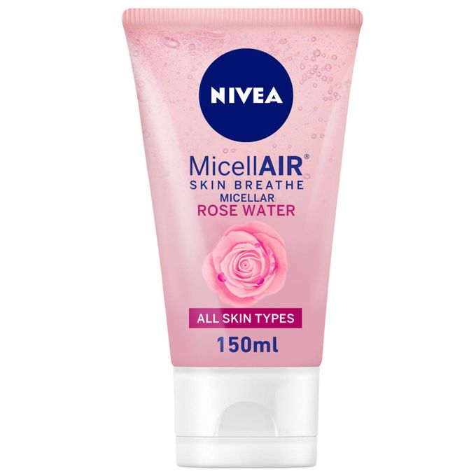 Shop Nivea Micellar Rose Water Face Wash For All Skin Types 150ml Jumia Egypt