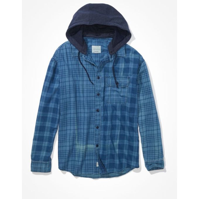 american eagle flannel sweatshirt