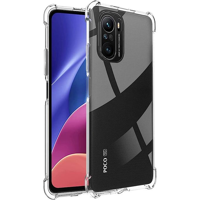 Coque Silicone Effet Carbone Pour Xiaomi Poco F3 – Anti-choc Noire
