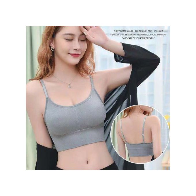 New Fashion Brand Design Absorb Sweat Sexy fashion Bras Top Padded Vest  Fitness Shockproof Beauty Back Bra For Women Girl - AliExpress