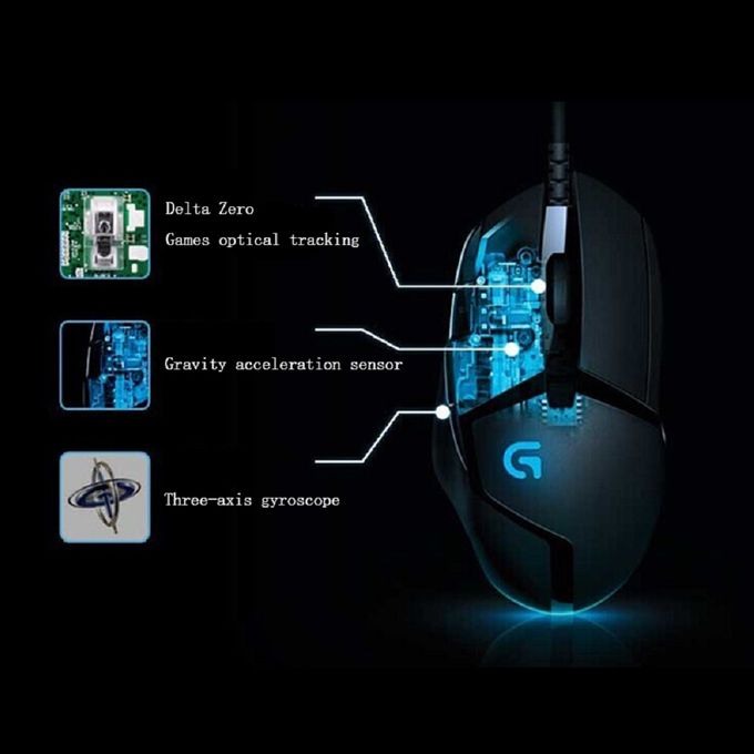 product_image_name-Logitech-G402 Hyperion Fury Wired Gaming Mouse - 4000 Dpi - Black-6