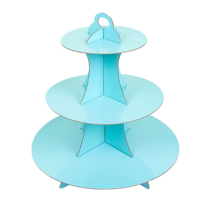 Melamine Cake Stand Black 33 x 10cm - Cake Stands & Boards - MBS Wholesale