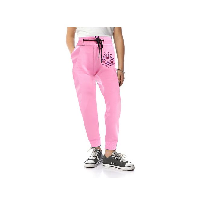 girls pink sweatpants