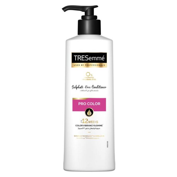 product_image_name-TRESemmé-TRESemmé Pro Color Shineplex Conditioner, Camellia Oil for up to 12 Weeks of Color Vibrancy & Shine, Sulphates Free, 250ML-1