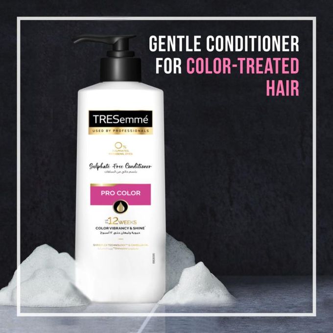 product_image_name-TRESemmé-TRESemmé Pro Color Shineplex Conditioner, Camellia Oil for up to 12 Weeks of Color Vibrancy & Shine, Sulphates Free, 250ML-5