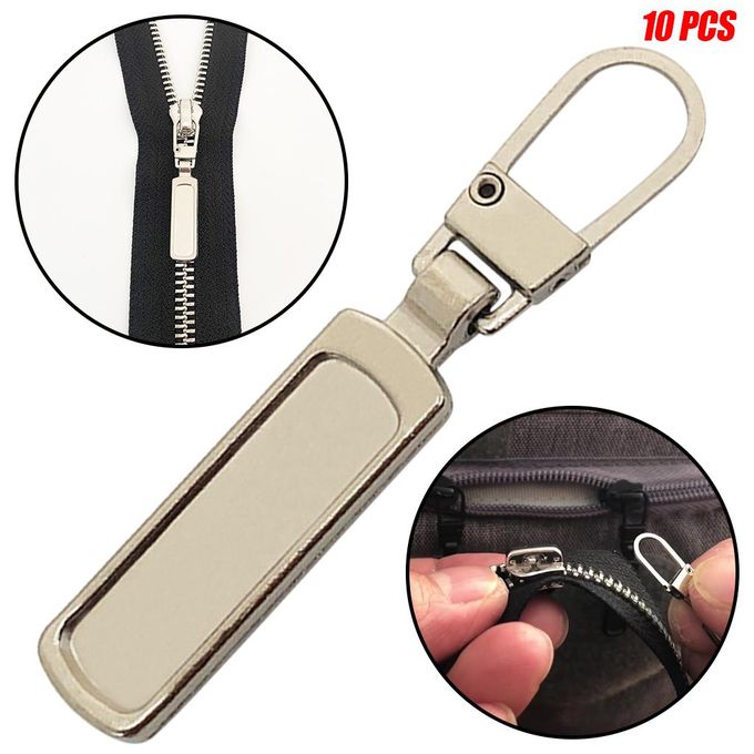 Generic Zipper Pulls Backpacks Slider Luggage Zipper Pull Charm Zipper  Silver @ Best Price Online