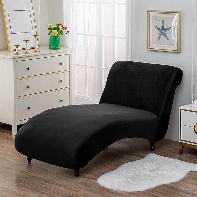 Black indoor chaise best sale lounge