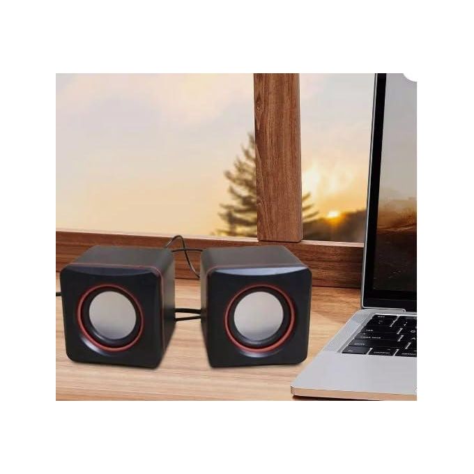 Computer Speaker, Compact design, powerful sound, Wired