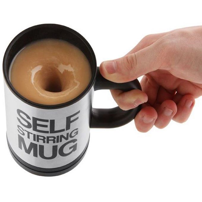 Generic Stainless Steel Self Stirring Mug @ Best Price Online