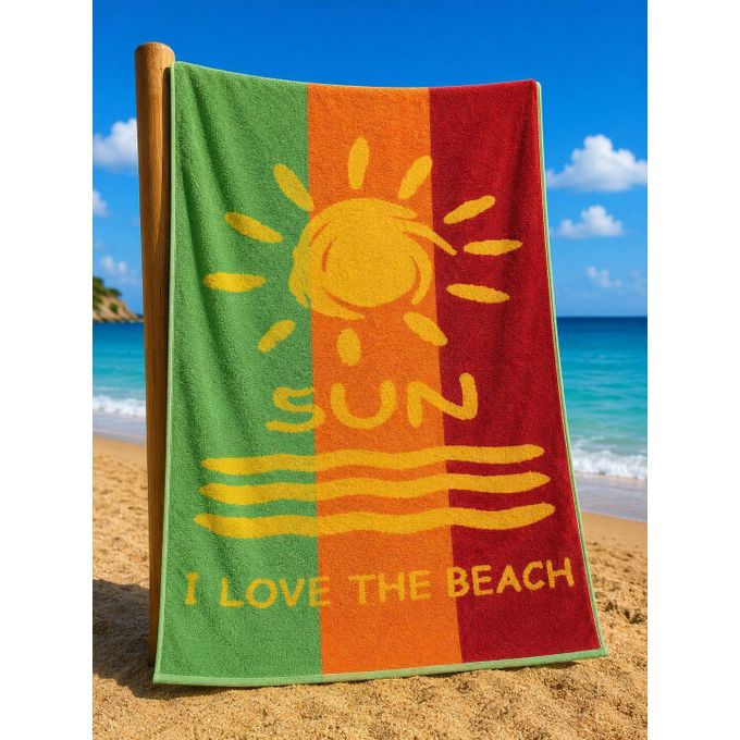 Beach towel, 170*90 cm, sun design - Snooze - Jumia Egypt