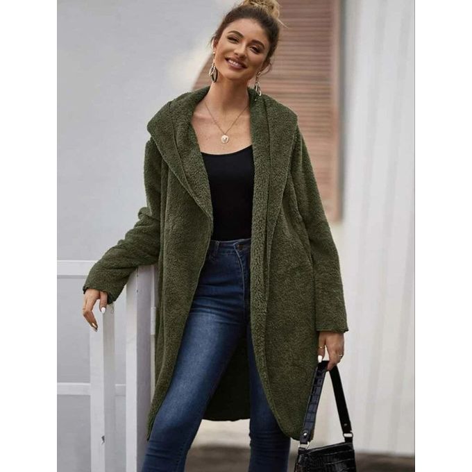 Teddy coat hotsell with pockets