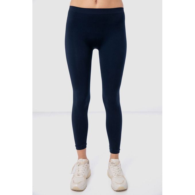 Carina Woman Navy Microfiber Seamless Legging @ Best Price Online