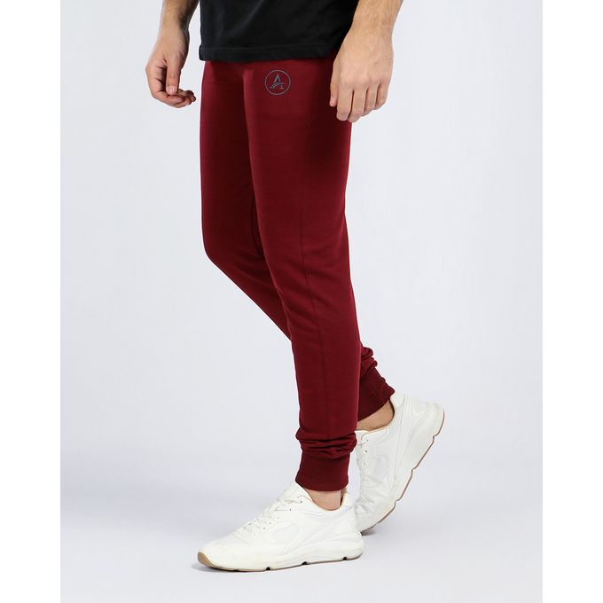 dark red sweatpants