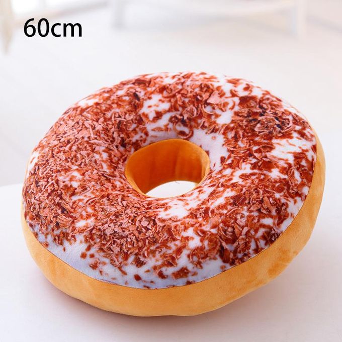 Head Pillow Stuffed Indoor Floor 38/60cm Ring Donut Chair Food Toy Decor  Colorful Kids Plushie