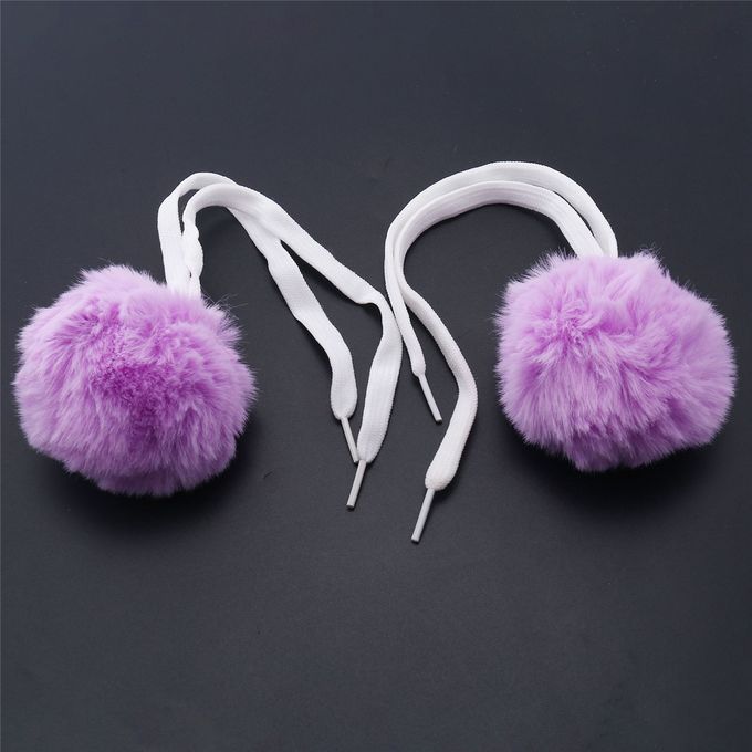 تسوق 2 Pcs Roller Skate Pom Poms with Jingle Bells Girls Roller Skate Pom  Poms Fuzzy Pom Pom for Quad Roller Skate,Purple اونلاين