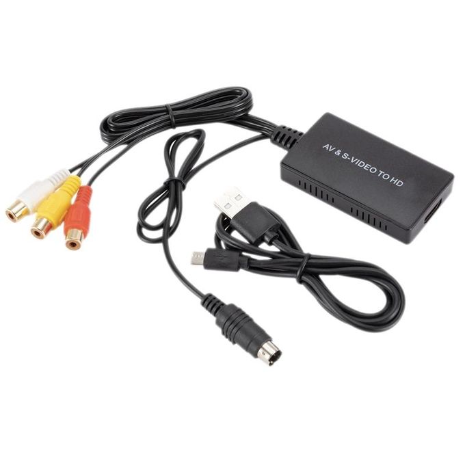 تسوق SVideo to HDMI Converter S-Video and 3RCA CVBS Composite to اونلاين | مصر