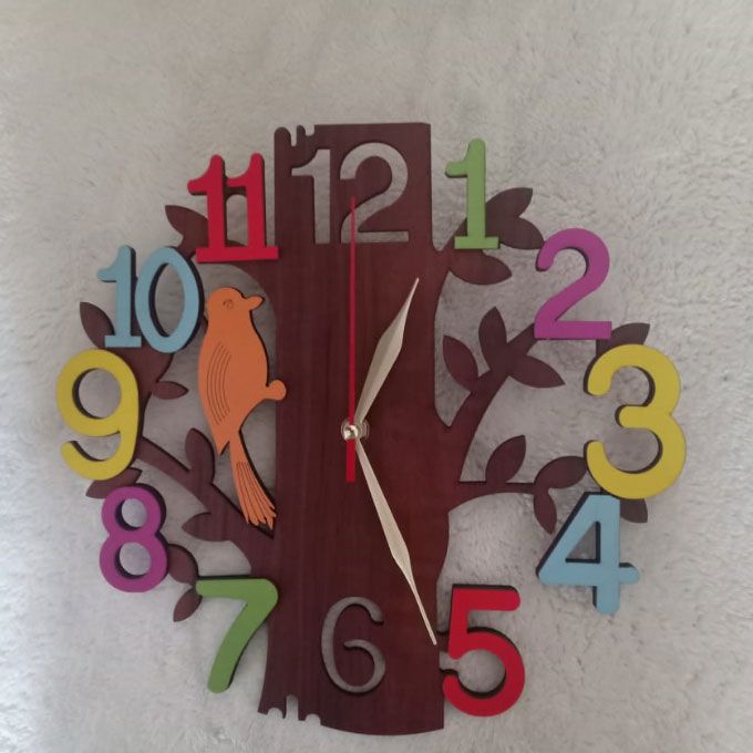 Shop Fashionista Egypt Handmade Designs Nature Wooden Wall Clock