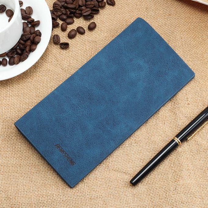 Men's Wallet Thin slim wallet Leather long Male Clutch mens wallets coin  hand Purse pocket Cartera hombre billetera hombre 2022