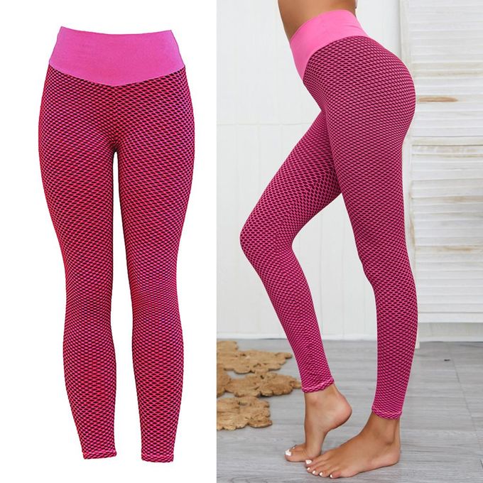 Shiny Pant Push Up High Waist Leggins Split Women Sports Leggings