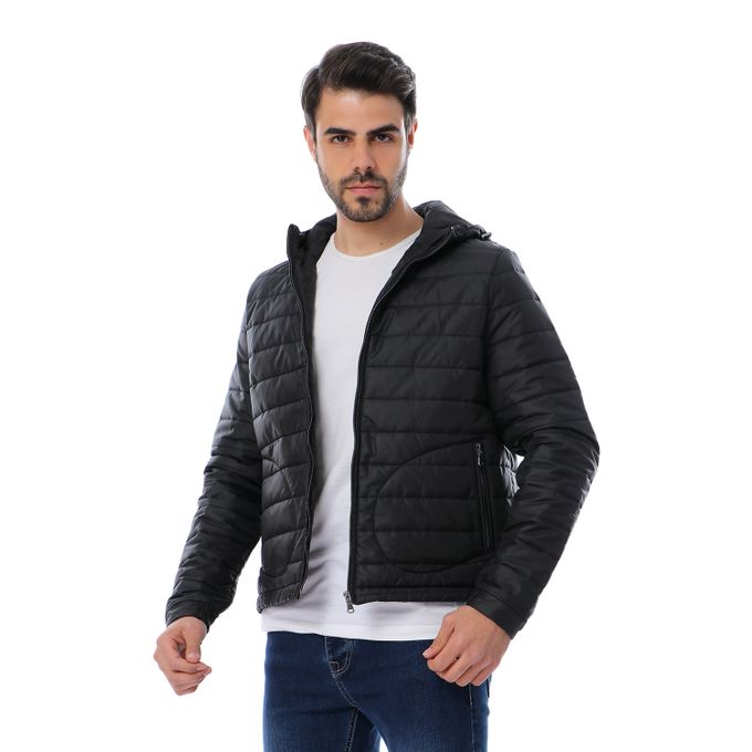 Ted Marchel Long SLeeves Quilted Casual Jacket - Black @ Best Price ...