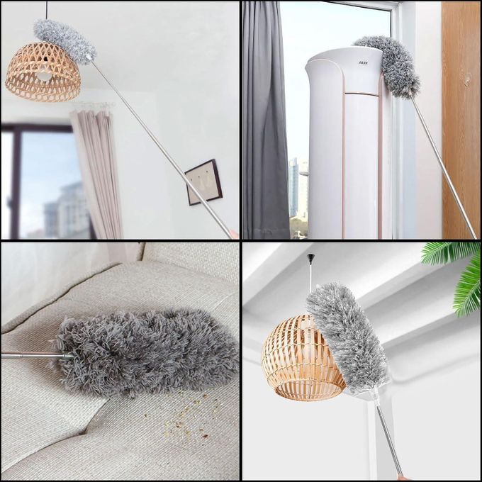 Dust Mop That Extends To Reach The Highest Places