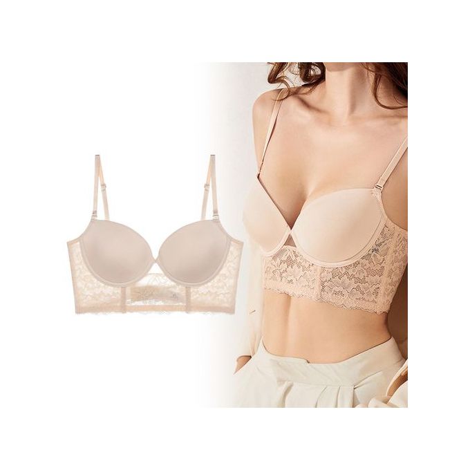 Invisible Brassiere Breathable Womens Seamless Bra 80B Skin