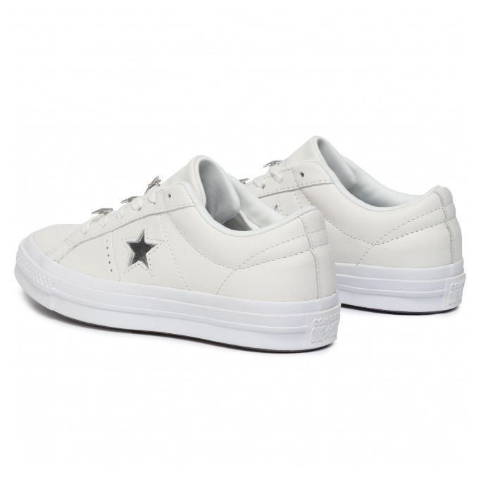 converse leather cream