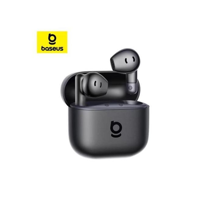 Baseus BS2-Lite TWS True Wireless Earbuds – Black