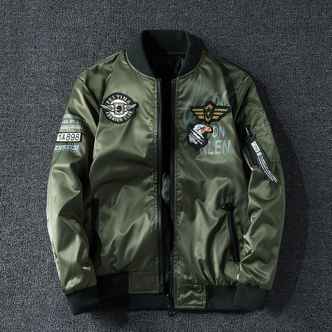 Men's Baseball Bombing Bomber Jacket