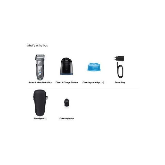 Braun Series 7 7899cc Wet&Dry with Clean&Charge System Folienrasierer