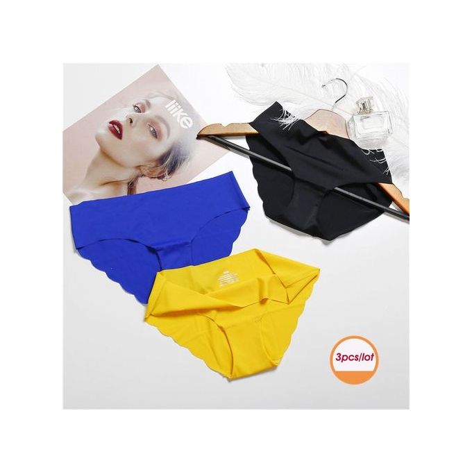 Fashion 3PCS/Set Women Seamless Panties Y Female Underpants In @ Best Price  Online