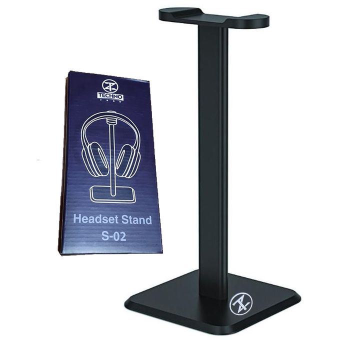 product_image_name-Techno Zone-S-02 Techno Zone Headset Stand - Black-3