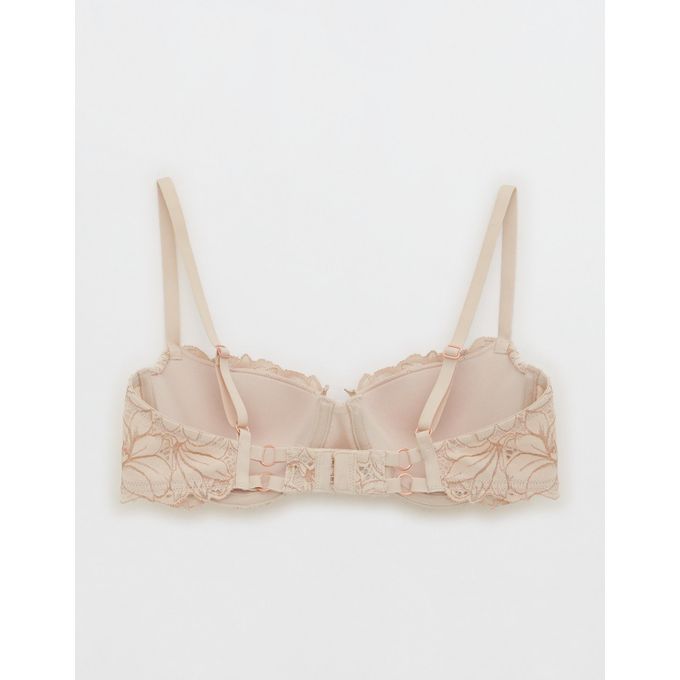 Aerie Real Power Balconette Beach Daze Lace Bra