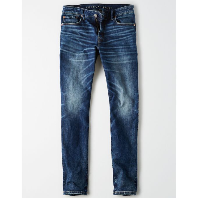 American Eagle Airflex Athletic Skinny Jean - Authentic Dark @ Best ...