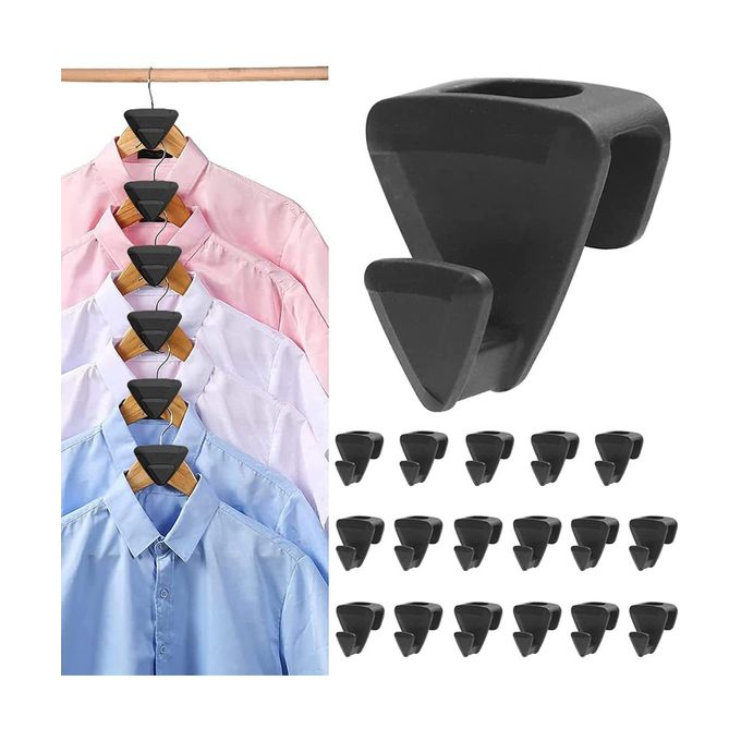 Dropship 18pcs Clothes Hangers Connector Hooks, Space Triangles