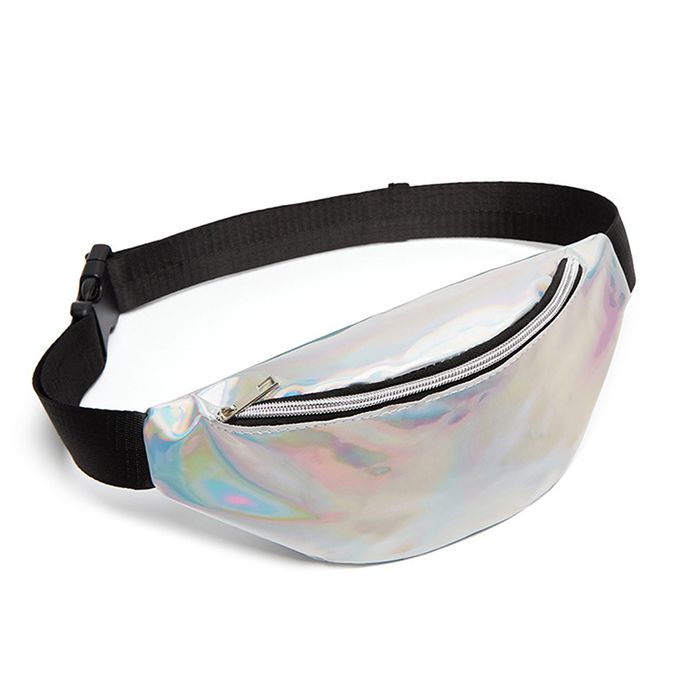 Holographic Silver Fanny Pack