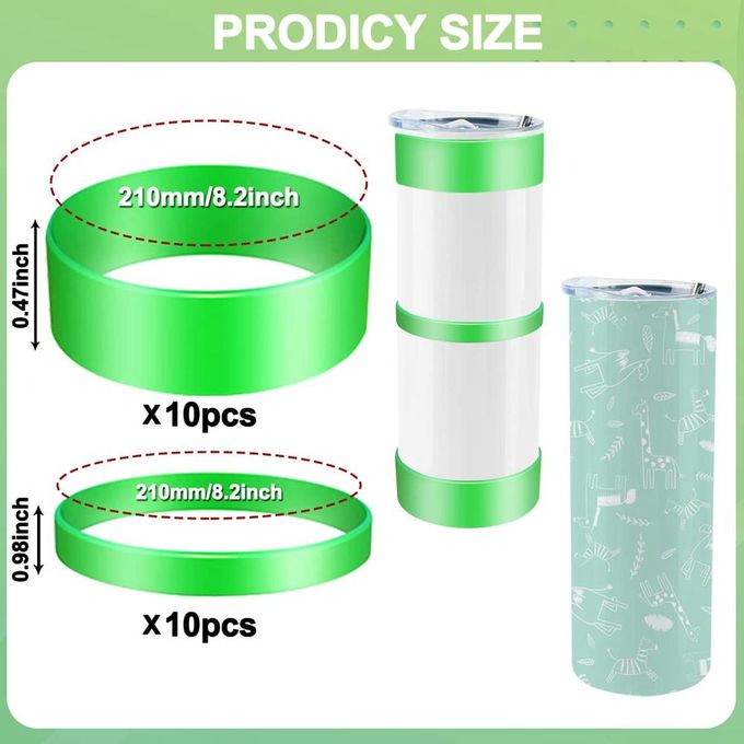 Generic Silicone Bands for Sublimation Tumbler - Elastic