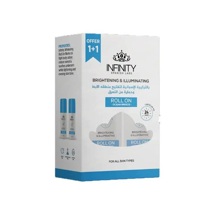 product_image_name-Infinity-رول أون لتفتيح وإضاءة البشرة - رائحة نسيم المحيط - 2 قطعة - 80 مل-1